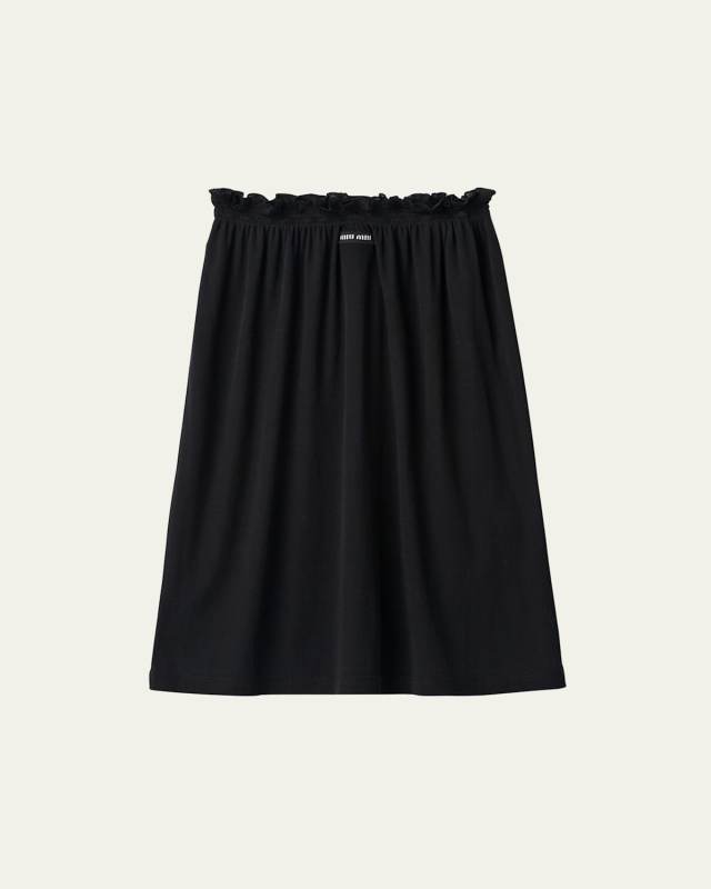 Jersey Logo Patch Skirt